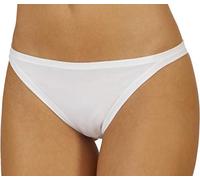 Risveglia i Sensi 6 Slip Tanga Donna in Cotone Modal con Bordo Piatto e Fianco Basso, Senza Elastico (3/S, Nero)