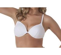 Risveglia i Sensi Reggiseno Triangolo Microfibra Preformato Imbottito Senza Ferretto (3, Nero)