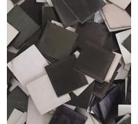 Risveglio 100 pezzi quadrati argento per tessere di mosaico per decorazione | 100 pezzi per confezione, quadrati pretagliati, per risparmiare tempo di taglio, ideali per grandi progetti murali