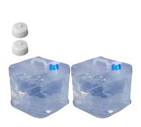 Risveglio 2pcs portatile pieghevole per brocca d'acqua, LDPE secchio pieghevole con kit di sopravvivenza campeggio