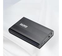 Risveglio 3,5 pollici per SATA a USB 3.0 Hard Drive Enclosure, lega di alluminio esterno HDD Case con supporto UASP, installazione 2.5/3.5" per SATA SSD/HDD, nero