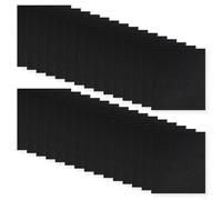 Risveglio 30 fodere usa e getta per gabbie per uccelli, 50,8 x 45,7 cm, 1 mm, in feltro ispessito, per pappagalli, conuri, criceti, conigli, piccoli animali (nero)