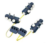 Risveglio 6 pulsanti per controller di gioco mobile per telefono, layout ergonomico multi dita, resistente all'usura, materiale ABS per esercizi di gioco (31,4 ~ 34,3 cm)