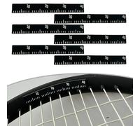 Risveglio 6pcs Racchetta Da Tennis Swing Peso Tape, Strisce In Silicone per | Ottimizzazione del punto a 3/9/12 in punto, pesi neri autoserranti 4g per personalizzare la sensazione e la potenza della