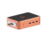Risveglio Adattatore di ricarica rapida USB-C da 140 W con disconnessione automatica, caricatore di spegnimento di tipo C per telefono, tablet, laptop, accessorio di ricarica portatile compatto in ABS