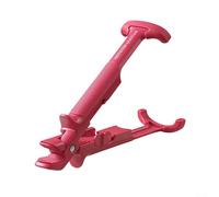 Risveglio Anti scottatura ciotola Holder rosso resistente al calore | Struttura in plastica ABS, resistente al calore fino ad alte temperature, impugnatura antiscivolo, sicura per microonde e
