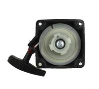 Risveglio Avviamento a strappo per decespugliatori e corde per decespugliatori, 81 x 65 x 6 mm, in plastica nera, con distanza tra i bulloni di 65 mm