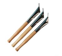 Risveglio Batik Carving Tool Pen 3pcs manico in legno per argilla per | Bordi in metallo, per una costruzione durevole, lunghezza 18 cm, finitura in legno naturale, arte della ceramica