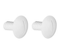 Risveglio Bianco per plastica vite e rondella Set 180 280 pulizia piscina, ABS+PC Materiale Kit di riparazione ruote 4 Conteggio
