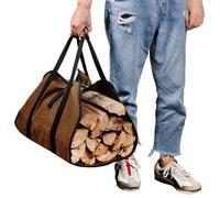 Risveglio Borsa per legna da ardere resistente, resistente alle intemperie | Borsa portatile per legna da ardere, per grandi dimensioni, in tela, per caminetto e uso esterno