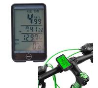 Risveglio Cablato per tachimetro da bicicletta con grande LCD | Display, controllo della luce retroilluminazione e pulsante touch, 2 lingue, ABS per computer da bici per ciclismo su strada