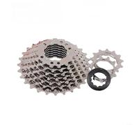 Risveglio Cassetta per bicicletta da strada in acciaio 8 9 10 velocità per TIAGRA CS HG500 Versatile Gear Range 11 25T 12 28T 11 32T Parte Argento (9)