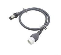 Risveglio Cavo di prolunga impermeabile IP68, grigio, adattatore in rame puro con chip 8P8C, cavo connettore di rete per esterni (0,2 m)