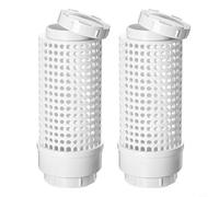 Risveglio Compostiera rialzata in PVC, per esterni con coperchio sicuro, riduzione efficiente dei rifiuti, bianco, 1 unità (2 pezzi da 110 mm)