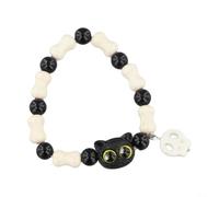 Risveglio Conch Cat Claw Bracciale resina perline gioielli (occhi gialli)