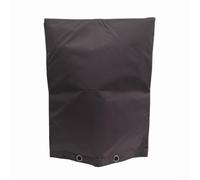 Risveglio Copertura isolata per prevenire il riflusso all'aperto, in tessuto Oxford 420D e cotone, protezione invernale dal gelo, per valvole irrigatori, tubi e teste di pozzo (nero, 40,6 x 50,8 cm)
