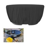 Risveglio Copertura per acqua Oxford 210D nera, per serbatoi resistenti da 50, 100 e 150 galloni, protezione per riporre oggetti da giardino e piscina
