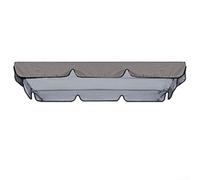 Risveglio Copertura per dondolo da giardino, copertura di ricambio, resistente al sole e alla pioggia, impermeabile, 3 posti, in poliestere 190T, per esterni, cortile, patio, altalena non inclusa (C)