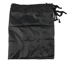 Risveglio Copertura resistente per legna da ardere, 1,2 m, bue 210D, impermeabile, per esterni, con prese d'aria e maniglie imbottite, colore nero