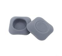 Risveglio Copriauricolari quadrati in schiuma per Logitech H150 H130 H250, ispessiti, 48 x 48 mm, comodi (grigio)