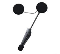 Risveglio Cuffie compatte per casco da moto con microfono integrato per walkie-talkie, sistema interfono ABS per guida sicura
