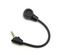 Risveglio Cuffie wireless con microfono illuminato Cloud, per microfono da gioco compatto in ABS con indicatore luminoso a LED, nero