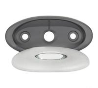 Risveglio Cuscino ovale grigio per poggiatesta 2472-826 J-300 serie vasche idromassaggio 2007-2013, per inserto di ricambio con supporto posteriore (1 pz)