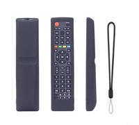 Risveglio Custodia antiurto in silicone per telecomando TV Hisense ER-22601, custodia protettiva con pulsante preciso per l'accesso, anti-goccia per custodia morbida, blu (nera)