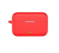 Risveglio Custodia in silicone per Realme Buds T500 for Pro, custodia protettiva antigraffio con guscio per auricolari, bianco (rosso)