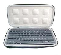 Risveglio Custodia per tastiera compatta compatibile con Logitech per Mini, custodia in tessuto da viaggio, ufficio, casa, 32 x 15,5 x 5 cm, nero