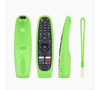 Risveglio Custodia protettiva in silicone per telecomando RM-C3408E, antiurto, antiscivolo, flessibile, lavabile, per TV di casa e controller multimediali (verde luminoso)