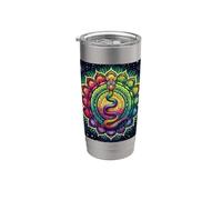 Risveglio della Kundalini e flusso energetico dei chakra Bicchiere termico in acciaio inox doppia parete