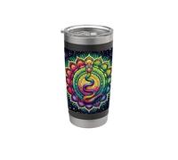 Risveglio della Kundalini e flusso energetico dei chakra Bicchiere termico in acciaio inox doppia parete