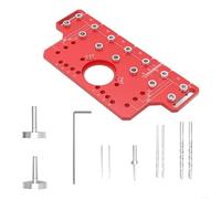 Risveglio Dima di foratura per mensole con localizzatore perforatore per fori precisi ed efficienti su porte di armadi e frontali dei cassetti (tipo A)