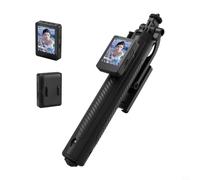 Risveglio Display posteriore Selfie, treppiede allungabile da 1,7 m con telecomando wireless, per un'anteprima delle foto con rotazione a 360°, nero (A)