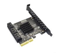 Risveglio Driver- Scheda di espansione PCI-E SATA3.0 a 6 porte, ASM1166 Controller x4/per x8/x16 Adattatore PC Server