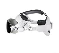 Risveglio Fascia ergonomica di ricambio per realtà virtuale Pro, cinghia regolabile per la testa con cuscinetto in spugna morbida per alleviare la pressione, accessorio in ABS EVA bianco (V2)