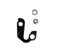 Risveglio Forcellino per deragliatore posteriore in lega di alluminio con bullone, compatibile con Bayview Fairfax Gestalt Lombard San Rafael Wildcat per biciclette della serie Trail, nero