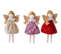 Risveglio Graziosi ornamenti alati 3 pezzi 16 cm peluche carino ornamenti | Facile da installare, senza bisogno di attrezzi, per un posizionamento versatile, aggiunge un'estetica da sogno a qualsiasi