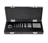 Risveglio Kit di calibrazione dell'indicatore per ASME 9 per acciaio per blocchi di calibro zero e piatto ottico, cassa in legno di grado AS0 certificata NIST (Livello 1)