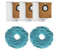 Risveglio Kit di ricambio per Ultra Power per Conga 9990 AI Spin Vacuum Accessori con 3 Sacchetti 2 Panni Mop