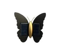 Risveglio Lampada da parete solare IP65 impermeabile, design unico a farfalla verso il basso per illuminazione, bianco caldo 3000 K, decorazione per interni ed esterni, giardino, porta balcone