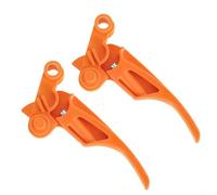 Risveglio Leva di comando dell'acceleratore 4144 180 1550 per decespugliatori FS36 FS40 FS56C FS56R, parte di ricambio in plastica arancione ad alta densità (2 pezzi)