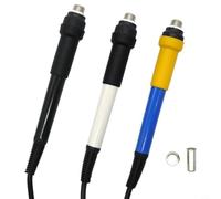 Risveglio Maniglia per saldatore T12 907 per stazione LED T12, impugnatura in plastica a 4 nuclei, compatibile con T12 952 951 942 941 (nero)