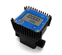 Risveglio Misuratore di portata a ingranaggi filettati esterni a 4 punti per diesel, metanolo e prodotti chimici, precisione 1%, 0,3 MPa, display LCD, unità multiple (per L/Gal/), blu (0,2-10 L-MIN)