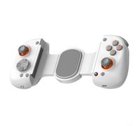 Risveglio Mobile Cloud Gaming Controller con 6 Giroscopio & Turbo, Wireless/Wired Gamepad Switch PC, 400mAh Ricaricabile, Nero (Bianco)