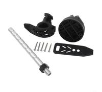 Risveglio Motore per traina per staffa di montaggio stabilizzatore per Minn Kota MKA-60, supporto girevole regolabile a 90° per Terrova per PowerDrive Riptide, alluminio di grado marino con cinghia di