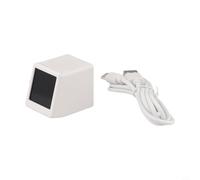 Risveglio NerdMiner Ticker, orologio meteorologico WiFi con display del prezzo in tempo reale, per cambio valuta gadget desktop compatto, alimentato a tipo(bianco)