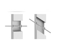 Risveglio Occhielli per ringhiera per cavi da esterno, 1/8" 5/32", inserti protettivi in metallo, resistenza alle alte temperature, grigio, confezione da 200