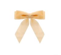 Risveglio Papillon in velluto verde, 15 cm, decorazione per feste (giallo) | Lussuosa texture in velluto, dimensioni 15 cm, colore rosso, gancio per albero incluso, elegante atmosfera di vacanza
